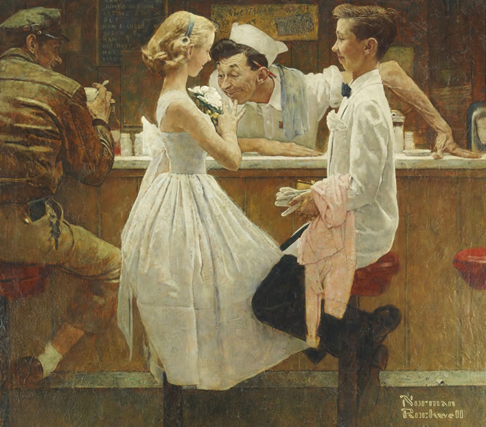 Norman Rockwell, After the Prom, 1957