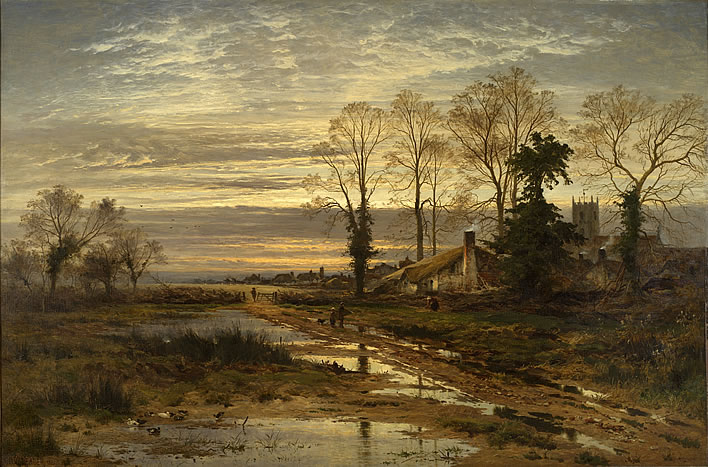 Benjamin Williams Leader, 'February Fill Dyke', (1881)