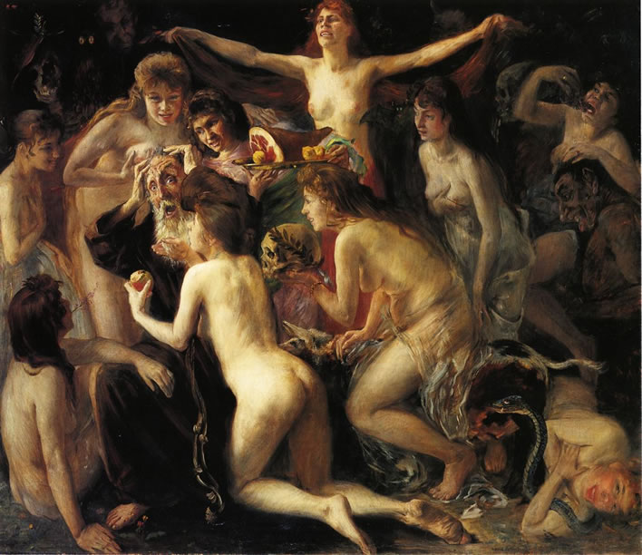 Lovis Corinth, The Temptation of Saint Anthony, 1897