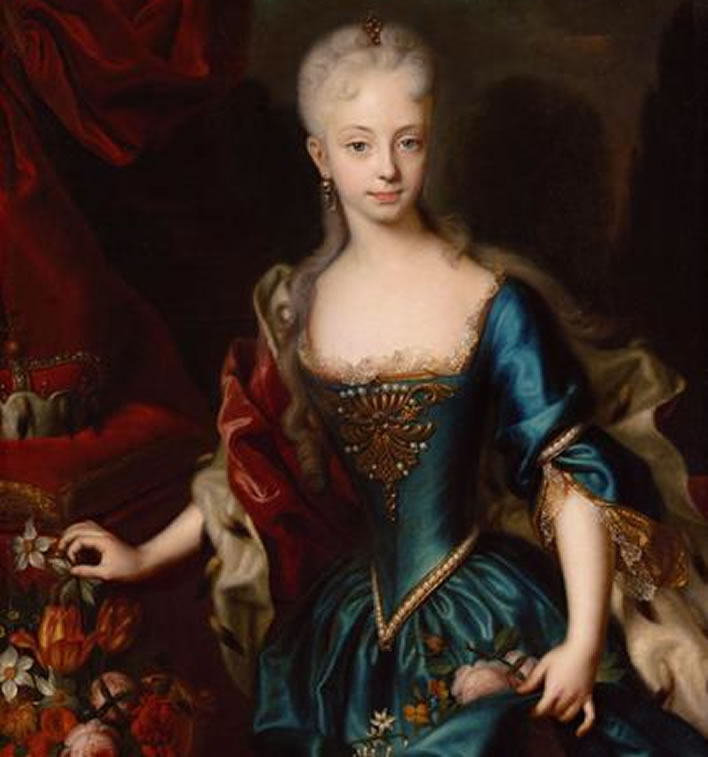 Empress Maria Theresia (1717-1780), eleven years old
