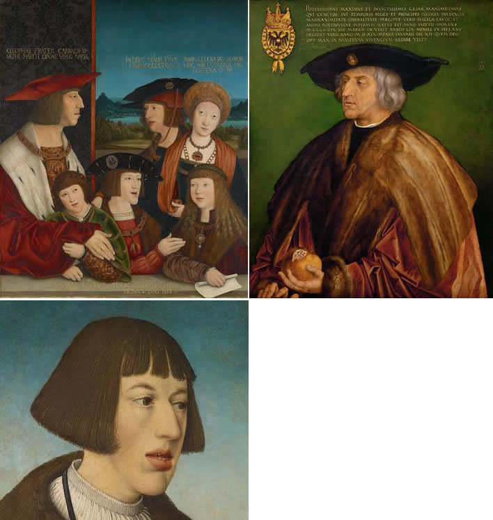 Maximilian I, double portrait