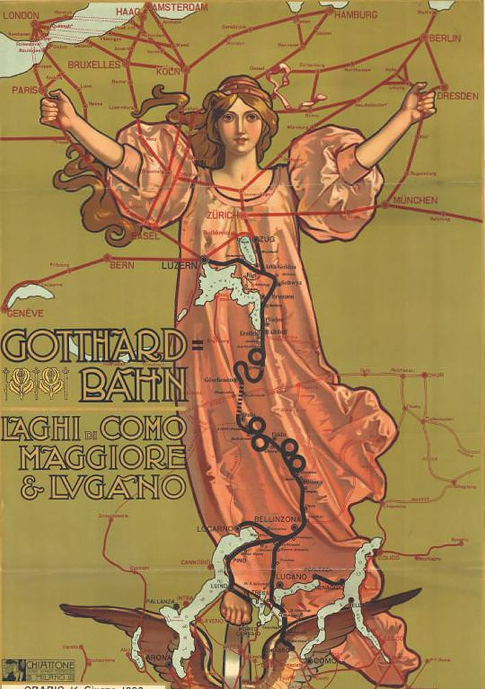 Gotthard Poster, c. 1902