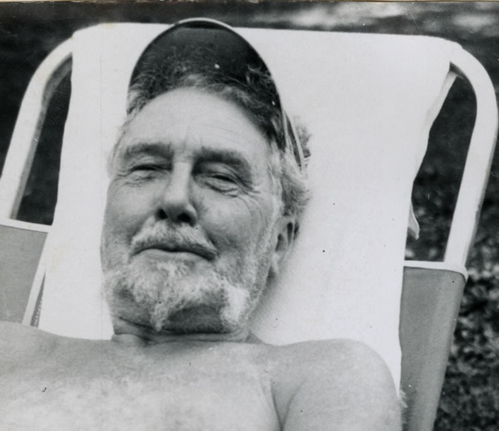 Ezra Pound, March 1955.