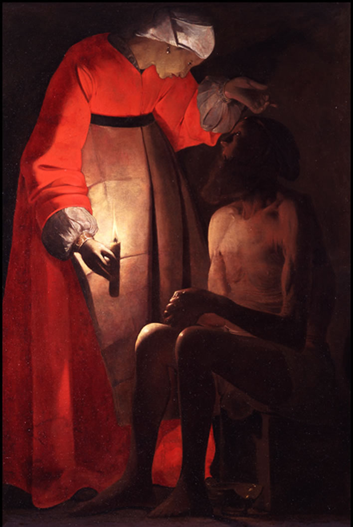 Georges de La Tour, Job Mocked by his Wife, 1630s