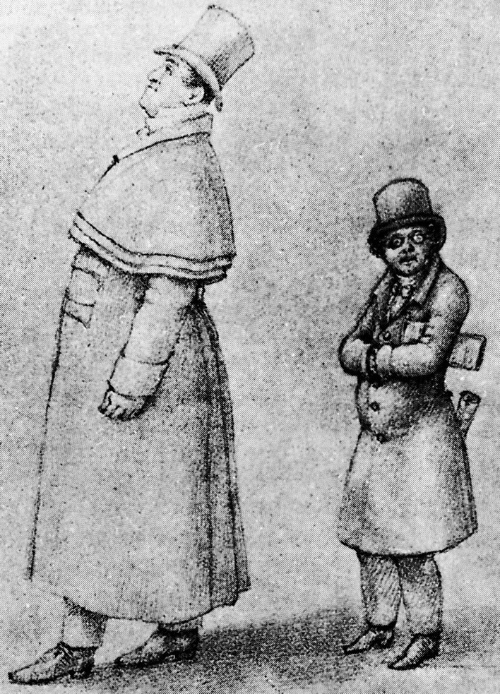 Schober's wounding caricature of Schubert and Vogl