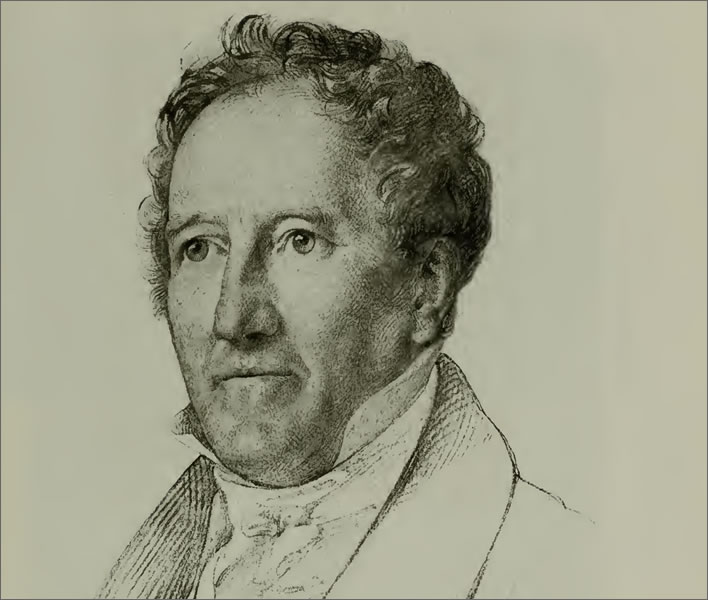 Leopold Kupelwieser, Portrait of Johann Michael Vogl, 1821
