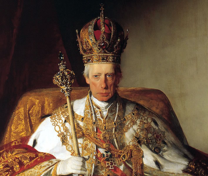 Kaiser Franz II/I von Österreich (1768-1835), Friedrich von Amerling (1803–1887), 1832.