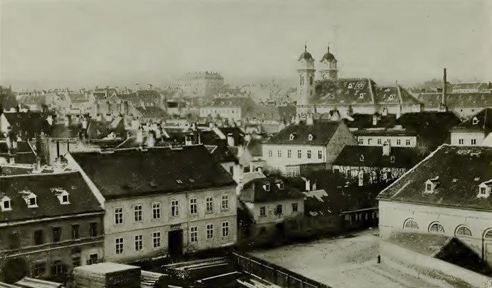 Liechtental: panorama photo from 1868.