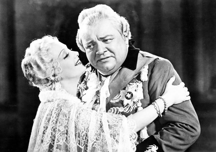 Carl Eugen and Franziska: a still from the film 'Friedrich Schiller' from 1940.