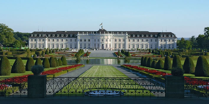 The Residenzschloss in Ludwigsburg.
