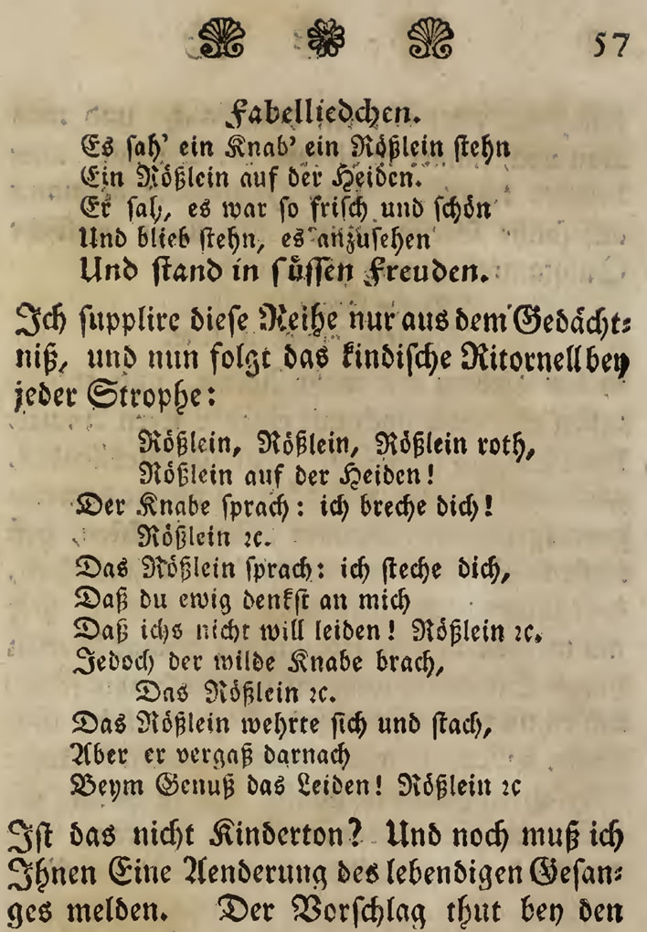 Herder, Johann Gottfried. 'Auszug aus einem Briefwechsel über Ossian und die Lieder alter Völker' 1773 p2