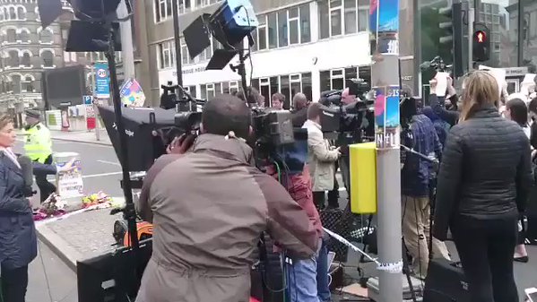CNN Stages Anti-ISIS Protest In London. John Hinderaker, 4 June 2017