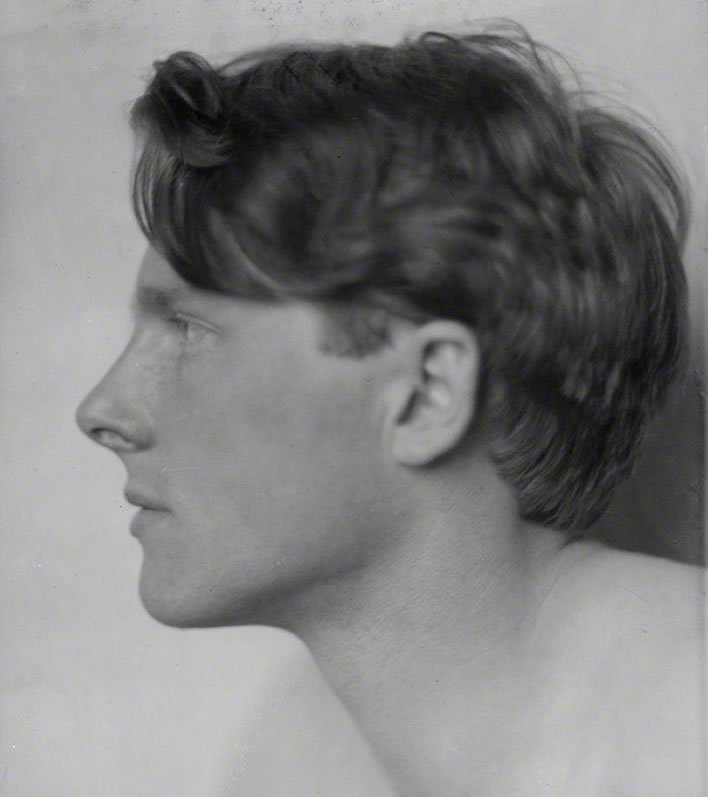 Rupert Brooke, photographed in April 1913 by Sherrill Schell