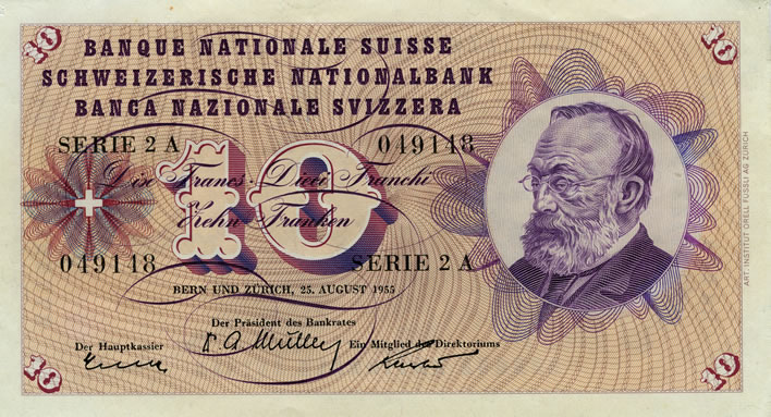 Hermann Eidenbenz series 5 banknote designs: 10fr Keller A291.304_recto_708x383
