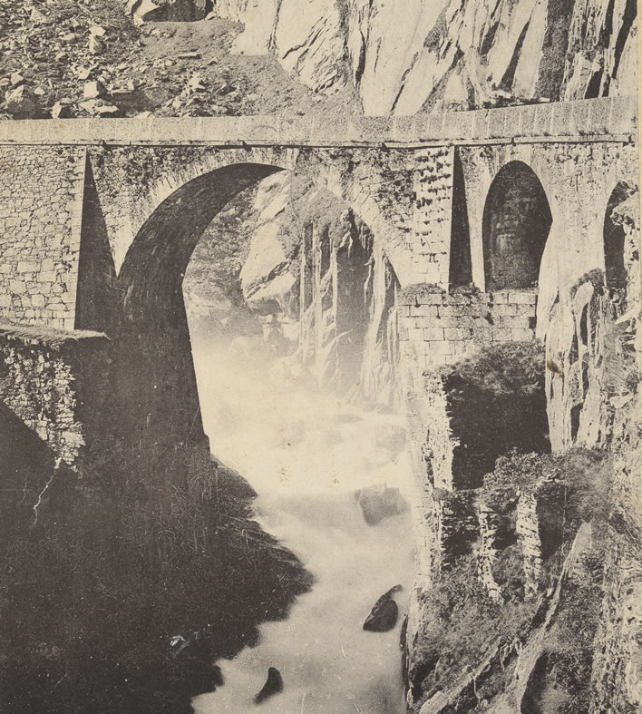 Pont du Diable, route du St. Gotthard, 1890
