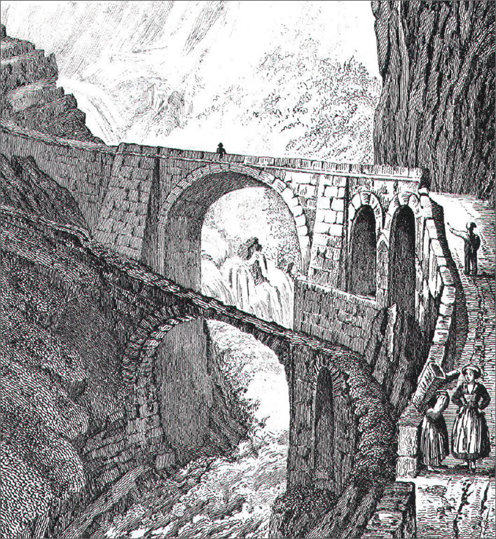 Pont du Diable (Uri), c.1850