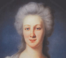 Anna Elisabeth (Lili) Schönemann, 1782, by Franz Bernhard Frey (detail)