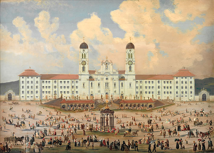 Einsiedeln Abbey, c. 1840-50