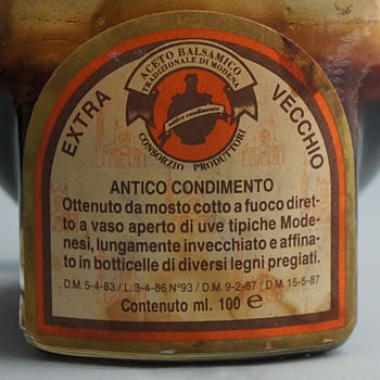 Aceto balsamico ©Figures of Speech