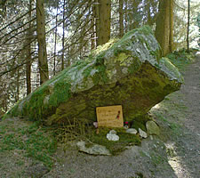 The Stone of St Zeno, near Schluein, Switzerland