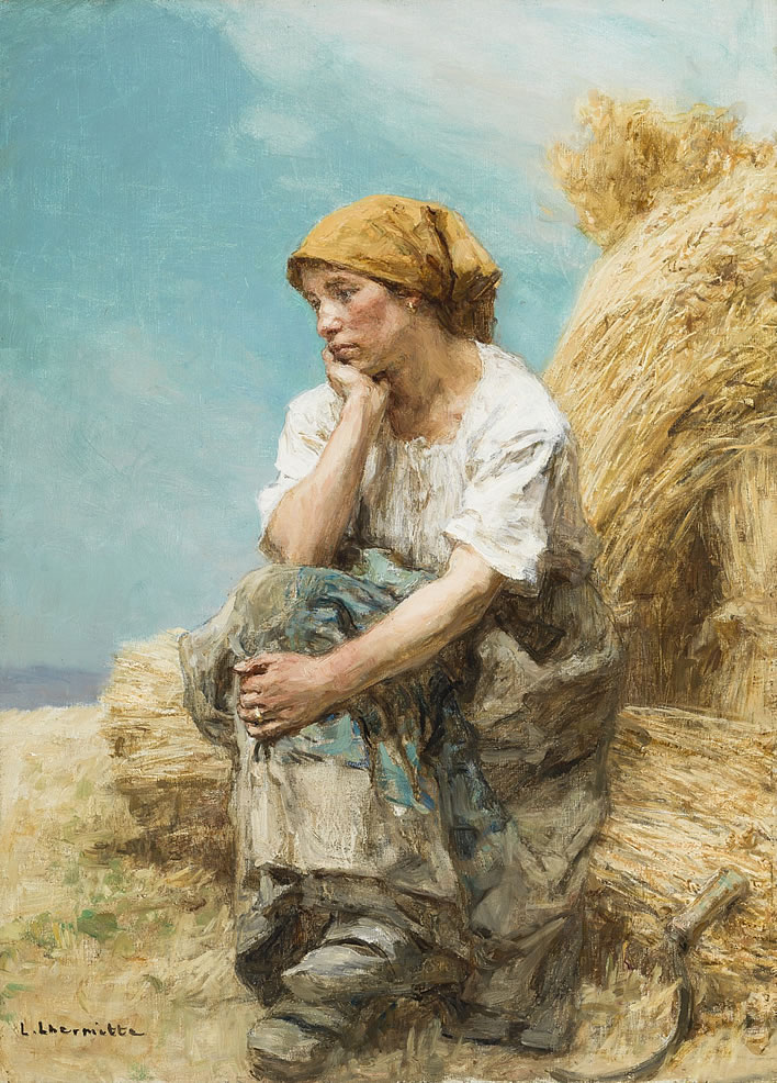 A Peasant Woman Resting