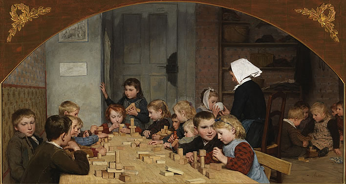 Albert Anker, Kinderkrippe-ii, 1894.jpg