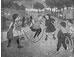 Skipping games on the newly mown meadow.