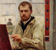 Émile Friant, self-portrait 1887