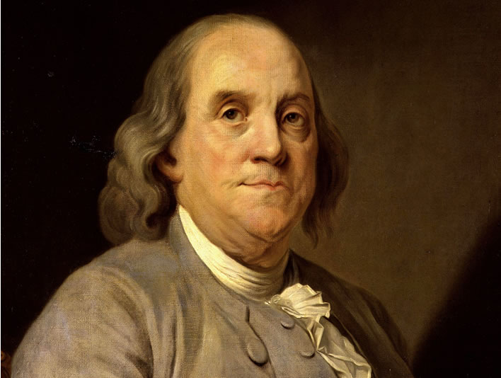 Benjamin Franklin (1706-1790) by Joseph Duplessis (1725–1802), c. 1785