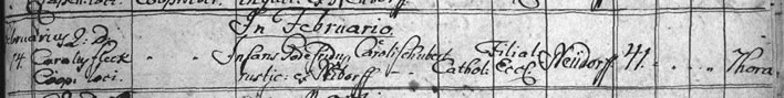 Death register entry Gottfried Schubert