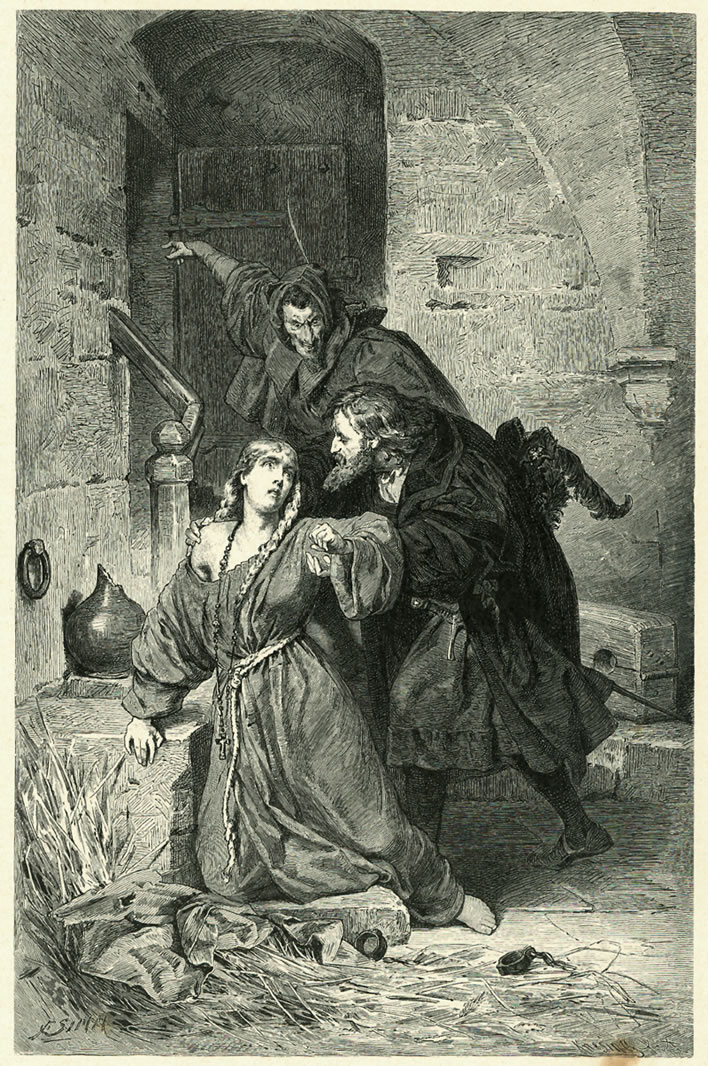 Faust and Gretchen in the dungeon