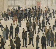 L. S. Lowry, 'Election Time' 1929. Vote, matchsticks!