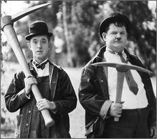 Laurel and Hardy picking the Brexit winner.