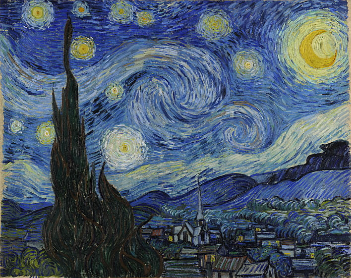 Vincent van Gogh, The Starry Night, 1889