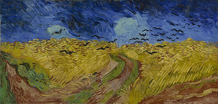 Vincent van Gogh, Wheatfield with Crows, 1890