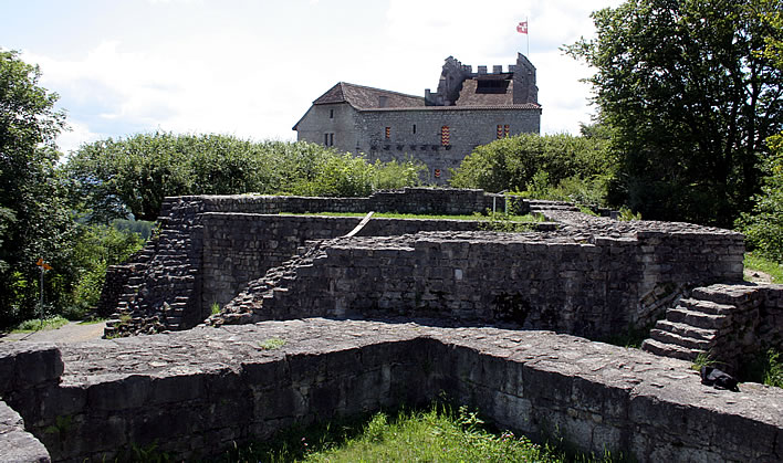 Habsburg Castle, ruins