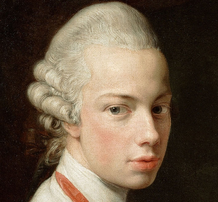 Pompeo Batoni: Joseph II and Pietro Leopoldo, 1769 - Leopold, head