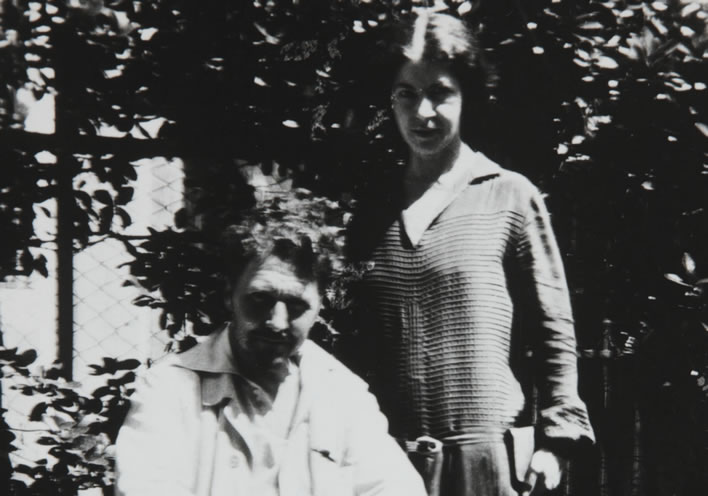 Ezra Pound and Olga Rudge in Venice, 1923. Image: Beinecke Library, Yale; ©Olga Rudge Estate