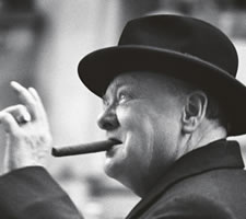 Churchill in Zürich. Image: ©André Melchior, NZZ