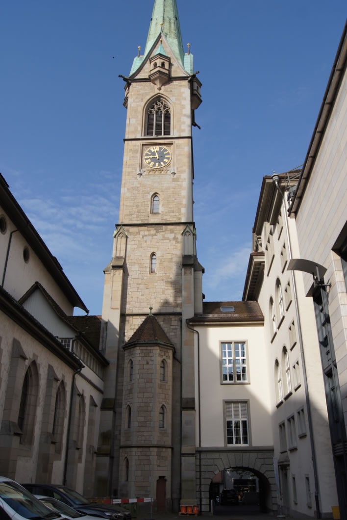 Zentralbibliotek/Predigerkirche, Turmuhr