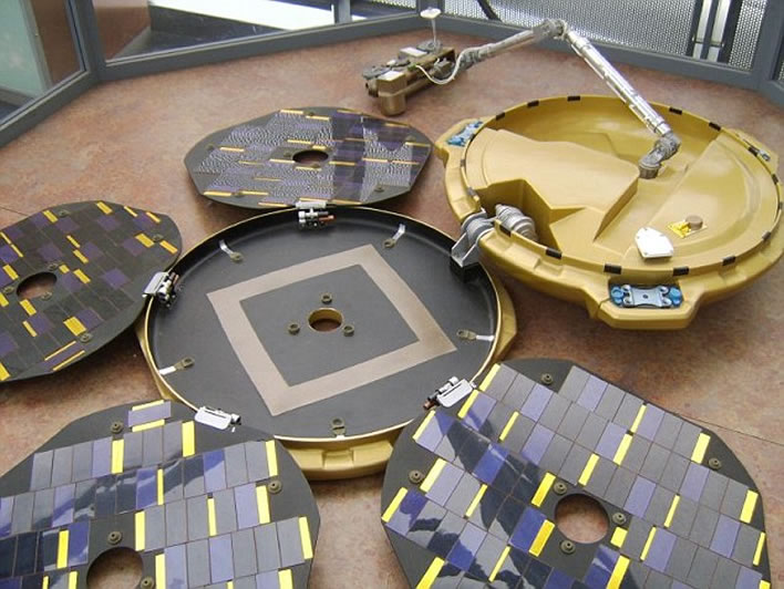 Beagle 2 reconstruction, straight from the shed