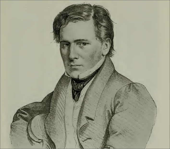 Josef Kriehuber, Portrait of Moritz von Schwind, 1827