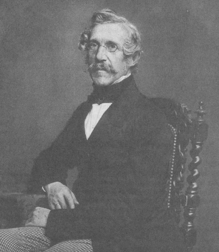 Franz von Schober in Dresden, 1859, photograph.