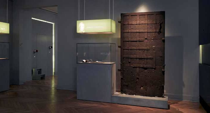The door to Schubart's cell in the museum.