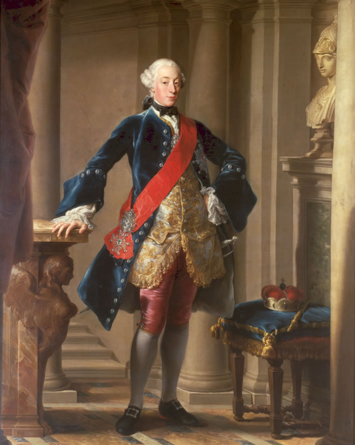 Carl Eugen, Duke of Württemberg (1728-1793), painted in Rome in 1753 by Pompeo Batoni.