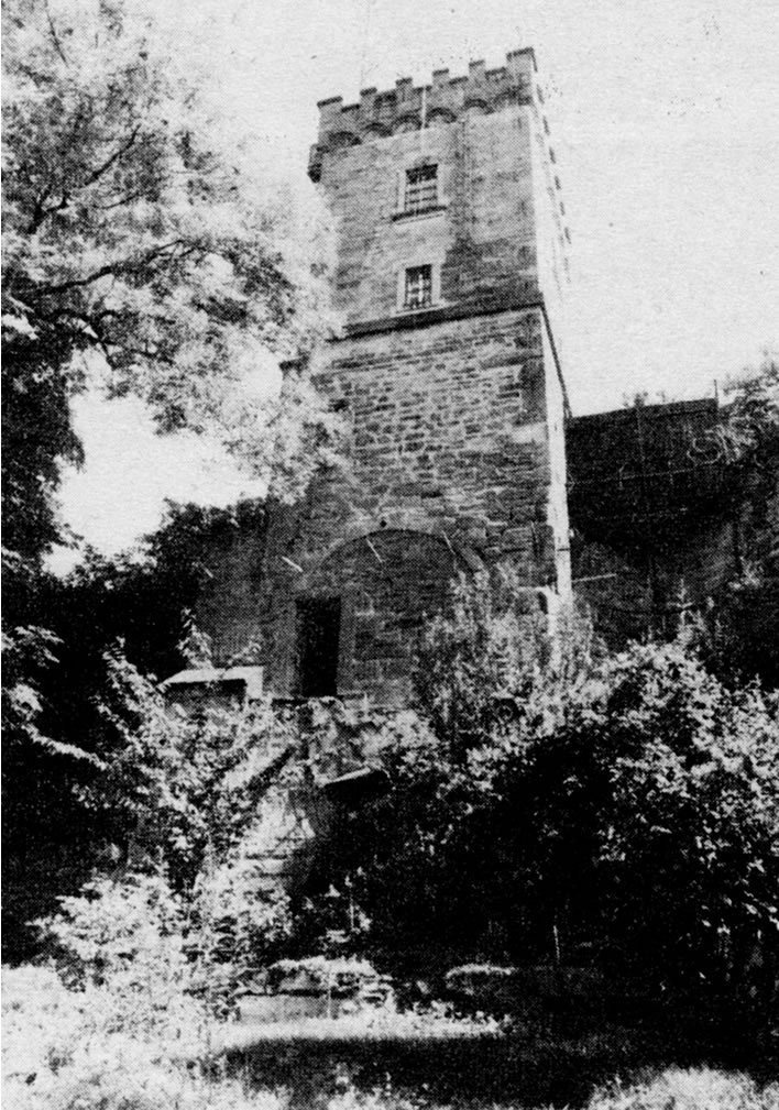 A photograph of the 'Schubart Tower' from inside the fortress in relatively modern times.