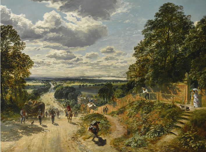 Samuel Bough, 'London from Shooter's Hill', 1872.