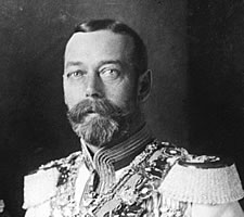 King George V in Russian uniform, 22 August 1913