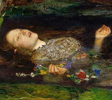 John Everett Millais, 'Ophelia', 1851-2.