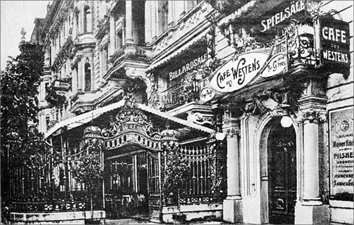 Kurfürstendamm 18, Café des Westens, c. 1905